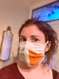 Homemade cloth face mask